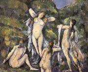 Paul Cezanne, Bath four women who
